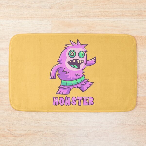 Item preview, Purple Monster with Green Belt (Text) designed and sold by Goba Bali Studio.