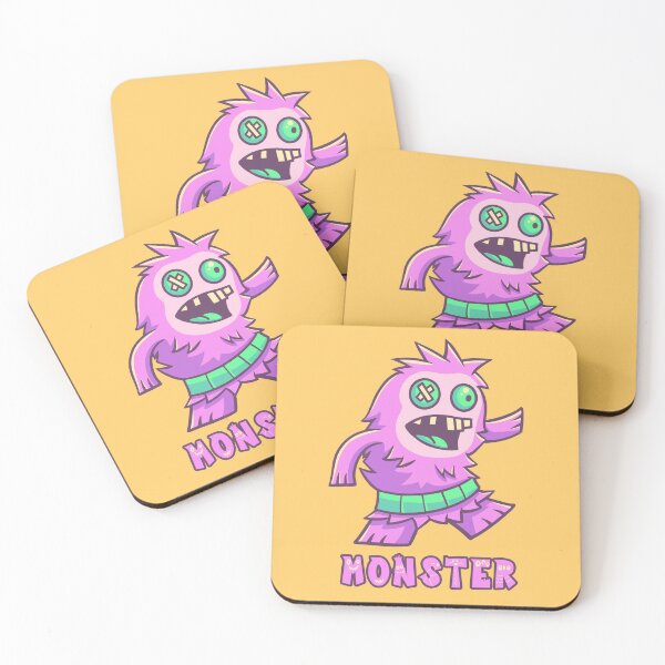 Item preview, Purple Monster with Green Belt (Text) designed and sold by Goba Bali Studio.