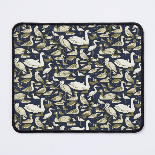 Item preview, Water birds - Navy designed and sold by appleyards.