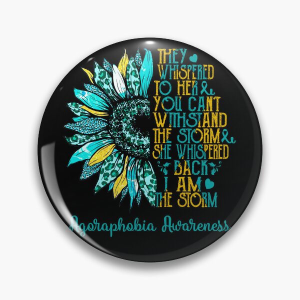 Item preview, I Am The Storm Sunflower Leopard Agoraphobia Awareness designed and sold by rechardtee.