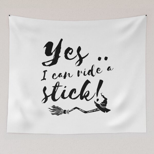 Item preview, Yes I can ride a stick - Witch funny joke designed and sold by yoshra.