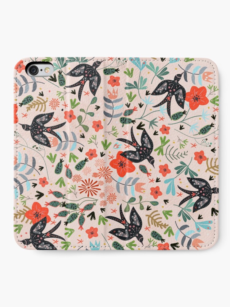 Alternate view of Around the Garden iPhone Wallet