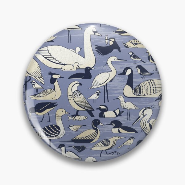 Item preview, Water birds - Amulet Lilac designed and sold by appleyards.