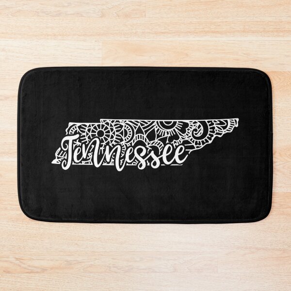 Item preview, Tennessee Black And White Map designed and sold by OutcastBrain.