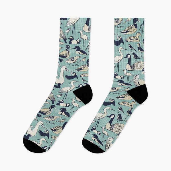Item preview, Water birds - Turquoise designed and sold by appleyards.