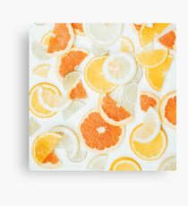citrus fresh - orange twist Canvas Print