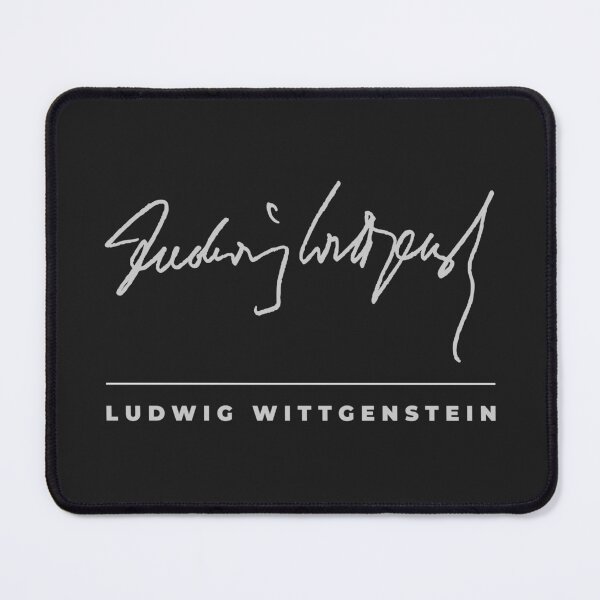 Item preview, Ludwig Wittgenstein signature t-shirt designed and sold by CMYKStudio.
