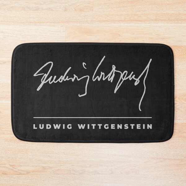 Item preview, Ludwig Wittgenstein signature t-shirt designed and sold by CMYKStudio.