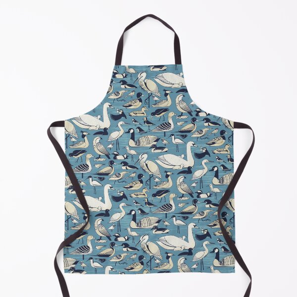Item preview, Water birds - Vardo Blue designed and sold by appleyards.