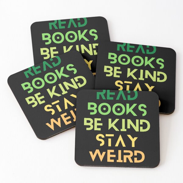 Item preview, Read Books Be Kind Stay Weird Colorful Quote designed and sold by Ivy-si.