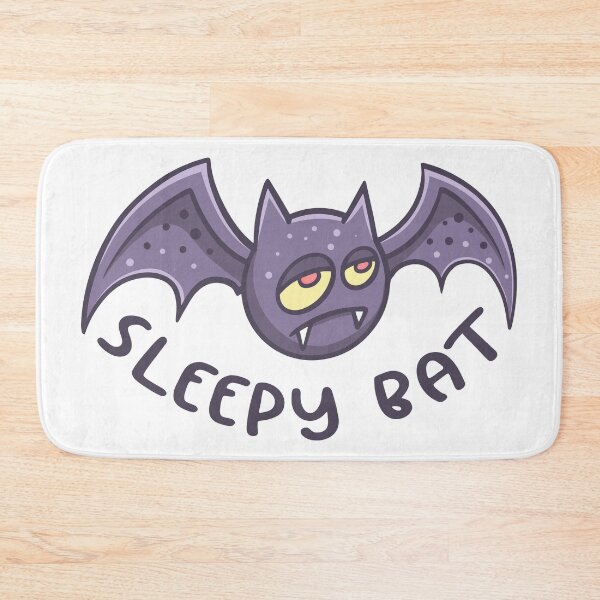 Item preview, Sleepy Bat Monster text designed and sold by Goba Bali Studio.