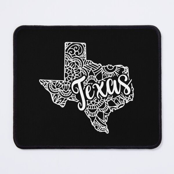 Item preview, Texas Black And White Map designed and sold by OutcastBrain.