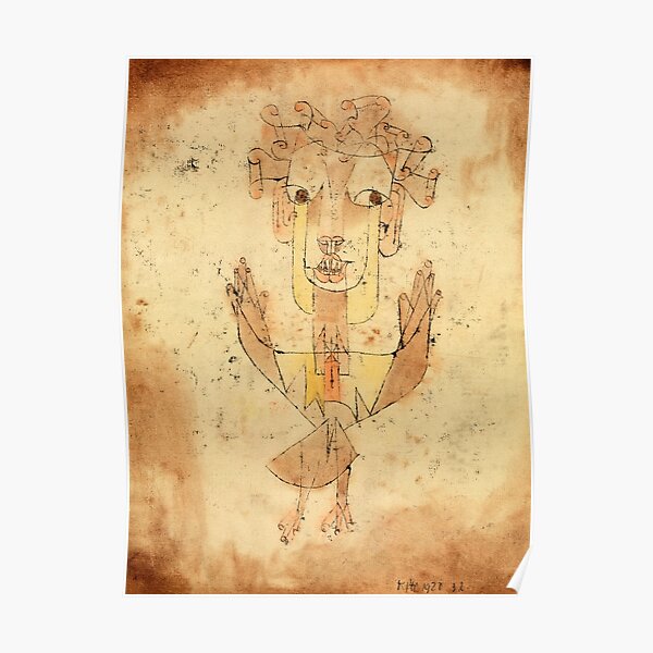 Angelus Novus, 1920 by Paul Klee Poster
