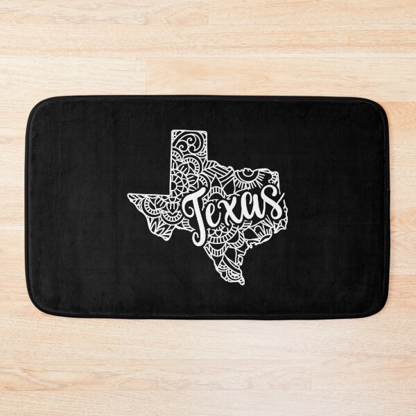 Item preview, Texas Black And White Map designed and sold by OutcastBrain.