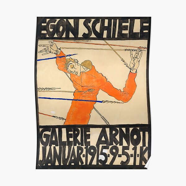 Affiche de l'exposition Egon Schiele Poster