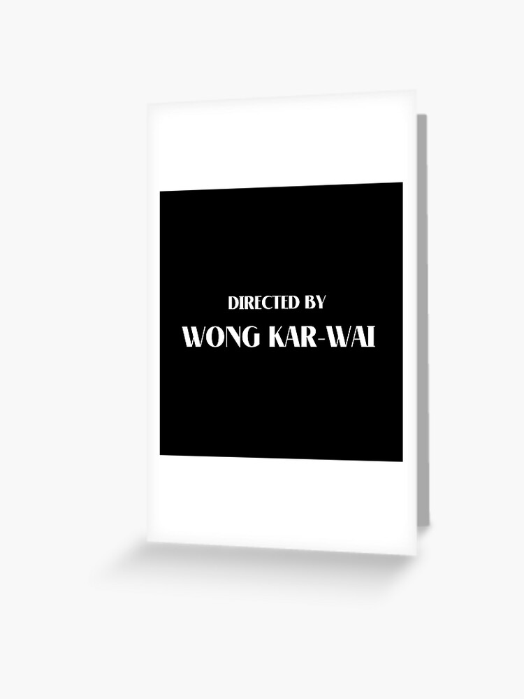 directed by wong kar-wai WKW director cinema movies hong