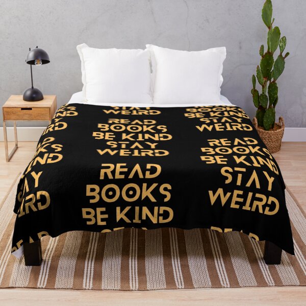 Item preview, Read Books Be Kind Stay Weird Orange Quote designed and sold by Ivy-si.