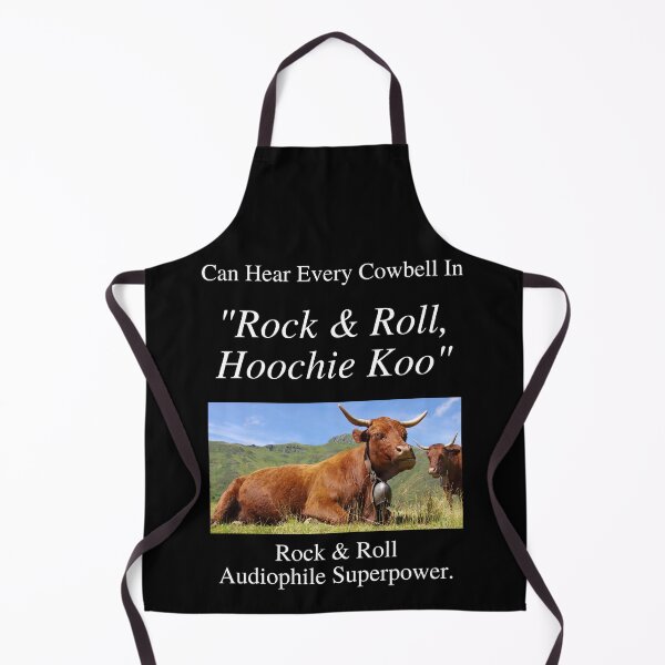 Item preview, Rock And Roll Audiophile Hear Every Cowbell Rock & Roll Hoochie Koo 01 White Text designed and sold by TWMBDesigns.