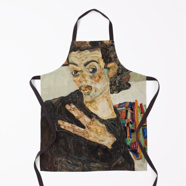 Artikelvorschau, Egon Schiele Selbstbildnis, 1911 entworfen und verkauft von Vintage Wall Art.