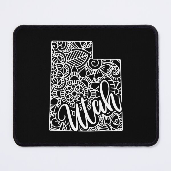 Item preview, Utah Black And White Map designed and sold by OutcastBrain.