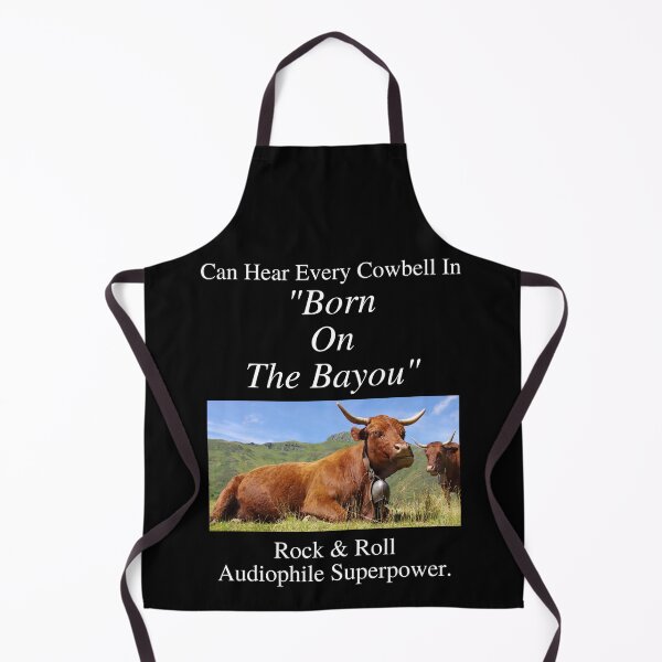 Item preview, Rock And Roll Audiophile Hear Every Cowbell Born On The Bayou 01 White Text designed and sold by TWMBDesigns.