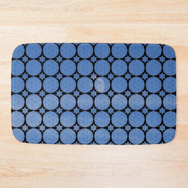 Item preview, Blue Moon Icosahedron&Dodecahedron Mosaic designed and sold by createVisions.