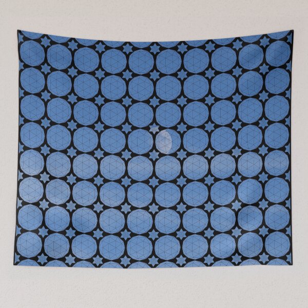 Item preview, Blue Moon Icosahedron&Dodecahedron Mosaic designed and sold by createVisions.