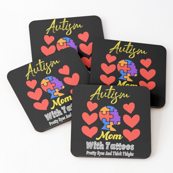 Item preview, Mothers day Autism Awareness mom With tattoos Unbreakable designed and sold by Mac Store.