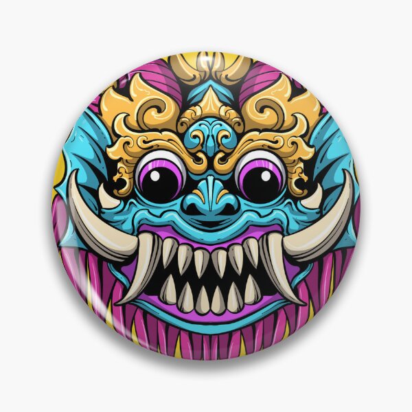 Item preview, Scary Monster Balinese Mask designed and sold by Goba Bali Studio.