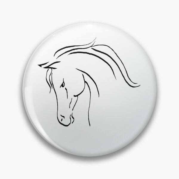 Item preview, Horse head outline designed and sold by Brownies22.