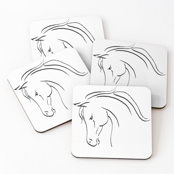 Item preview, Horse head outline designed and sold by Brownies22.