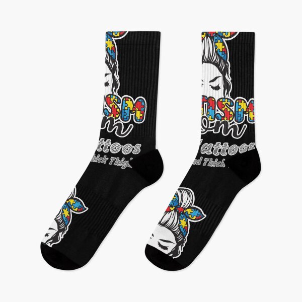 Item preview, Mothers day Autism Awareness mom With tattoos Unbreakable designed and sold by Mac Store.