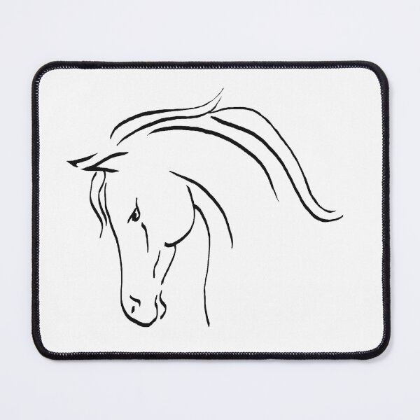 Item preview, Horse head outline designed and sold by Brownies22.