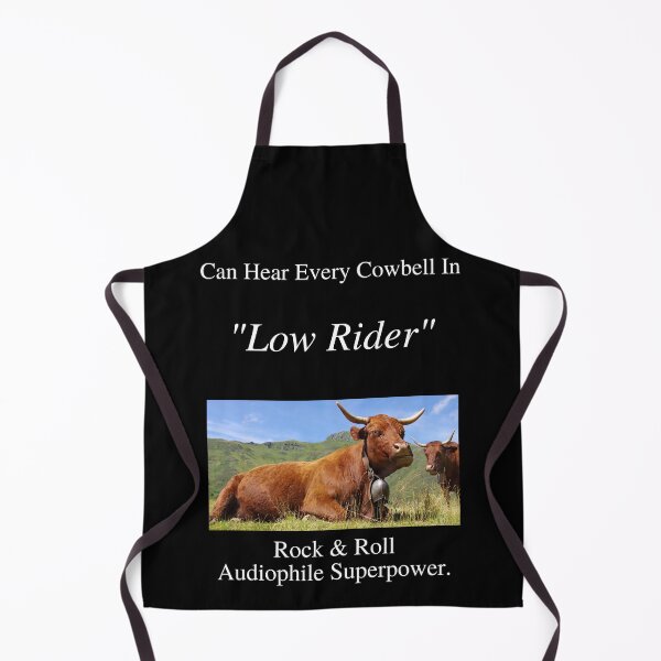 Item preview, Rock And Roll Audiophile Hear Every Cowbell Low Rider 01 White Text designed and sold by TWMBDesigns.