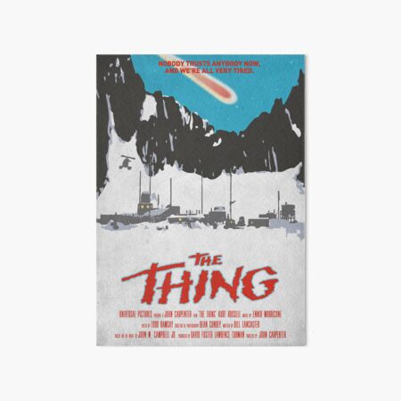 THE THING 1982 art print poster John Carpenter horror movie by Scott  Jackson 