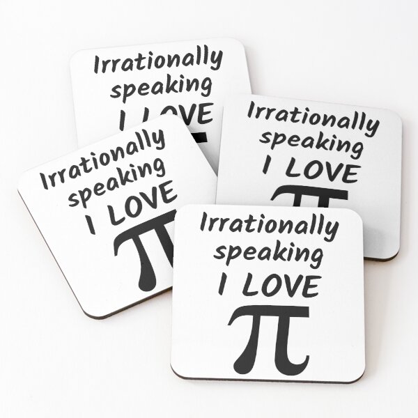 Item preview, Irrationally Speaking I Love Pi designed and sold by BluePlanetMerch.