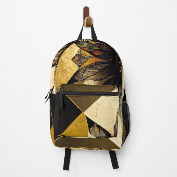 Item preview, Kaleidoscope flower black and gold designed and sold by artofbelletz.