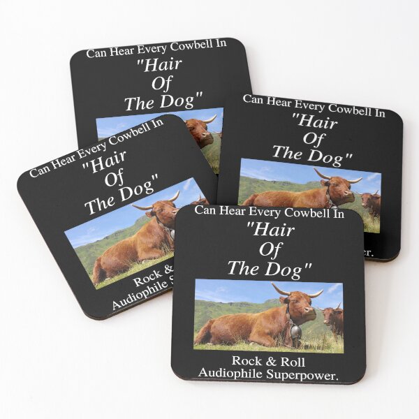 Item preview, Rock And Roll Audiophile Hear Every Cowbell Hair of the Dog 01 White Text designed and sold by TWMBDesigns.