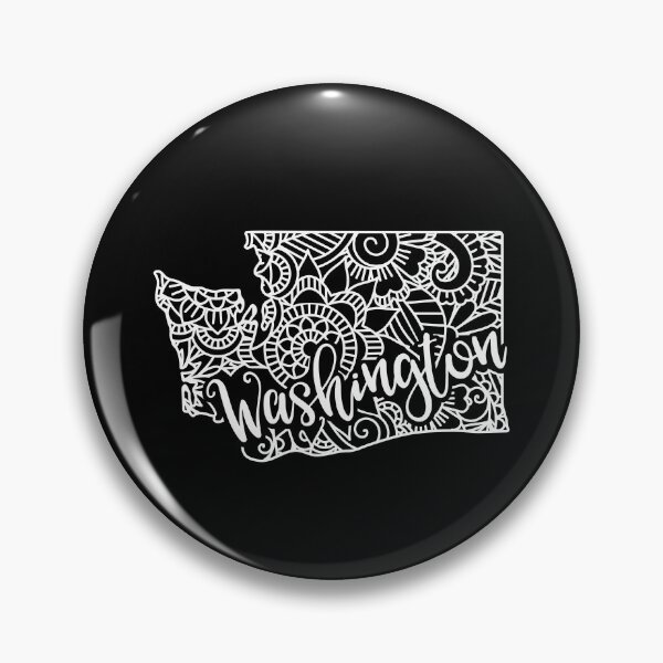 Item preview, Washington Black And White Map designed and sold by OutcastBrain.