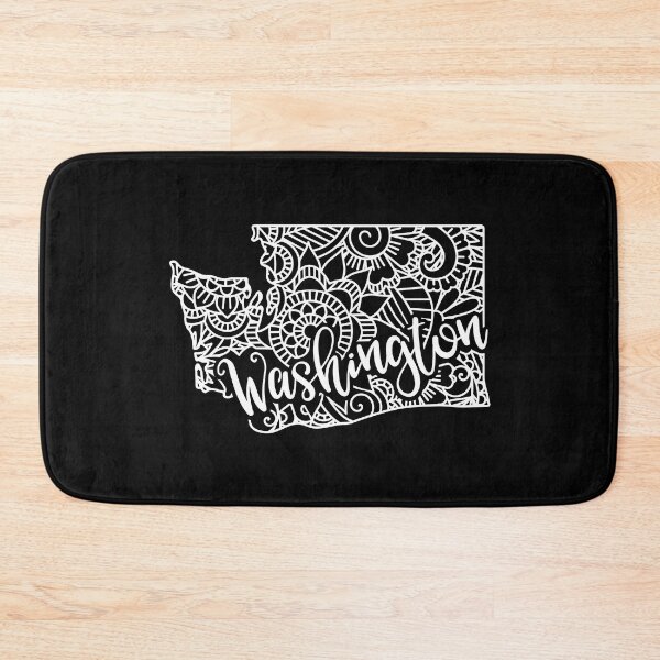 Item preview, Washington Black And White Map designed and sold by OutcastBrain.