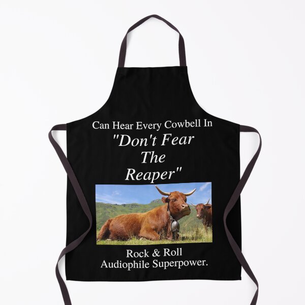 Item preview, Rock And Roll Audiophile Hear Every Cowbell Don't Fear the Reaper 01 White Text designed and sold by TWMBDesigns.