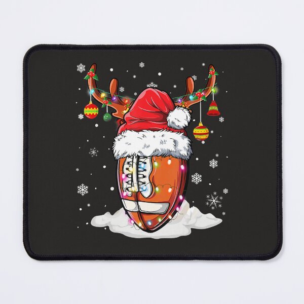 Item preview, Football Ball Santa Hat Reindeer Christmas Lights Boys Mens  designed and sold by schromtlmaascha.