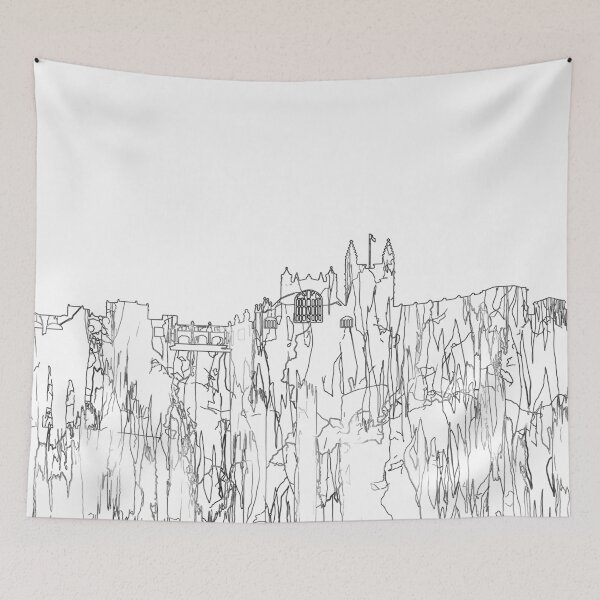 Item preview, Bath, UK Skyline B&W - Thin Line designed and sold by Marlene Watson-Hall.