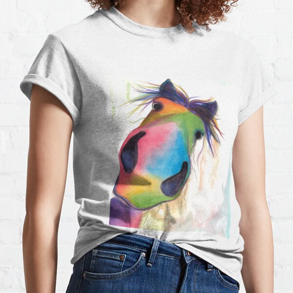 HORSE PRiNT 'MORELLO' BY SHiRLeY MacARTHuR Classic T-Shirt