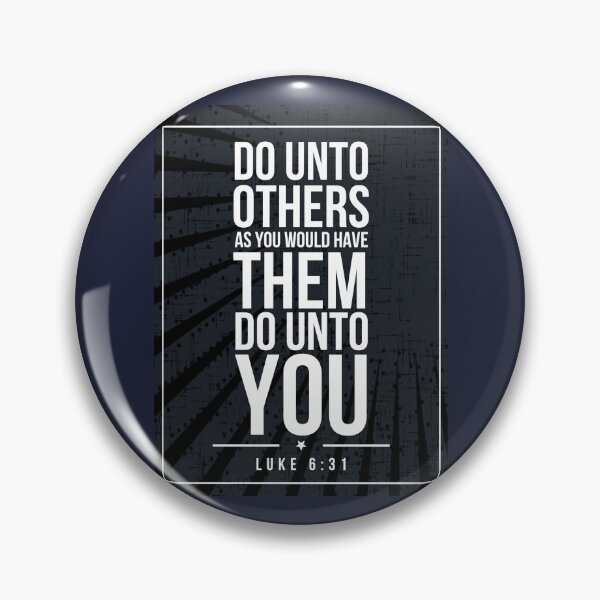 Item preview, Luke 6:31 quote Subway style (white text on black) designed and sold by Dpe1974.