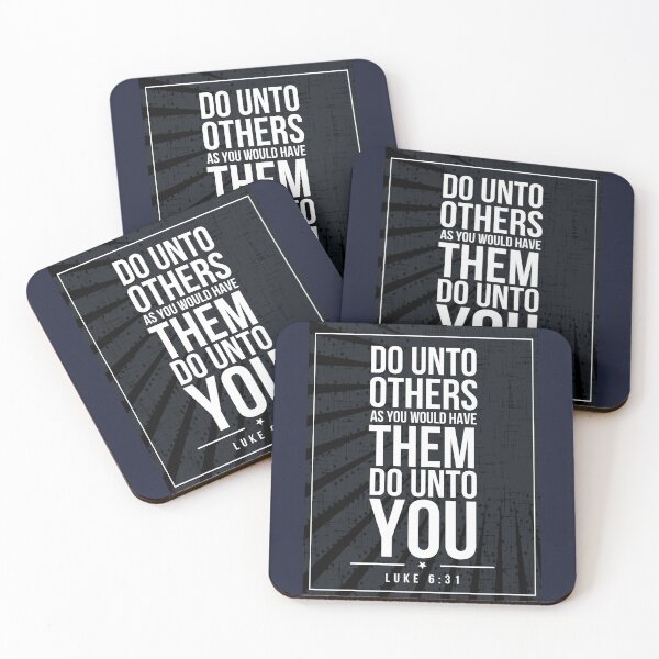 Item preview, Luke 6:31 quote Subway style (white text on black) designed and sold by Dpe1974.