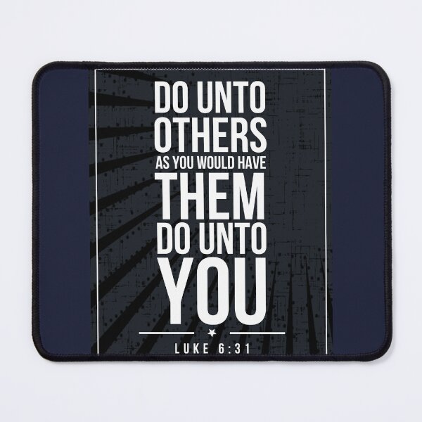 Item preview, Luke 6:31 quote Subway style (white text on black) designed and sold by Dpe1974.