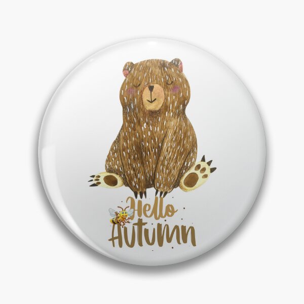 Item preview, Hello Autumn Bear designed and sold by WORLD-SOFIA.