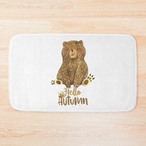 Item preview, Hello Autumn Bear designed and sold by WORLD-SOFIA.