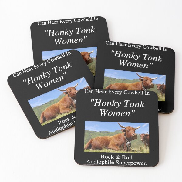 Item preview, Rock And Roll Audiophile Hear Every Cowbell Honky Tonk Women 01 White Text designed and sold by TWMBDesigns.